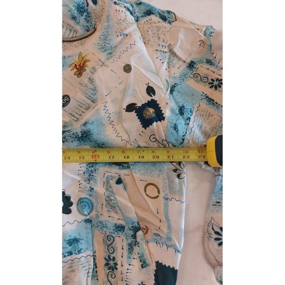 VTG 100% Silk East West Women's Small Track Suit Windbreaker Jacket Pants - Picture 7 of 12